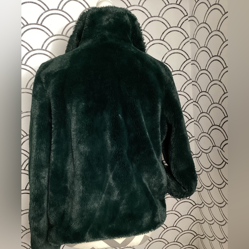 Odin Emerald Plush Teddy Jacket size medium - Picture 7 of 14